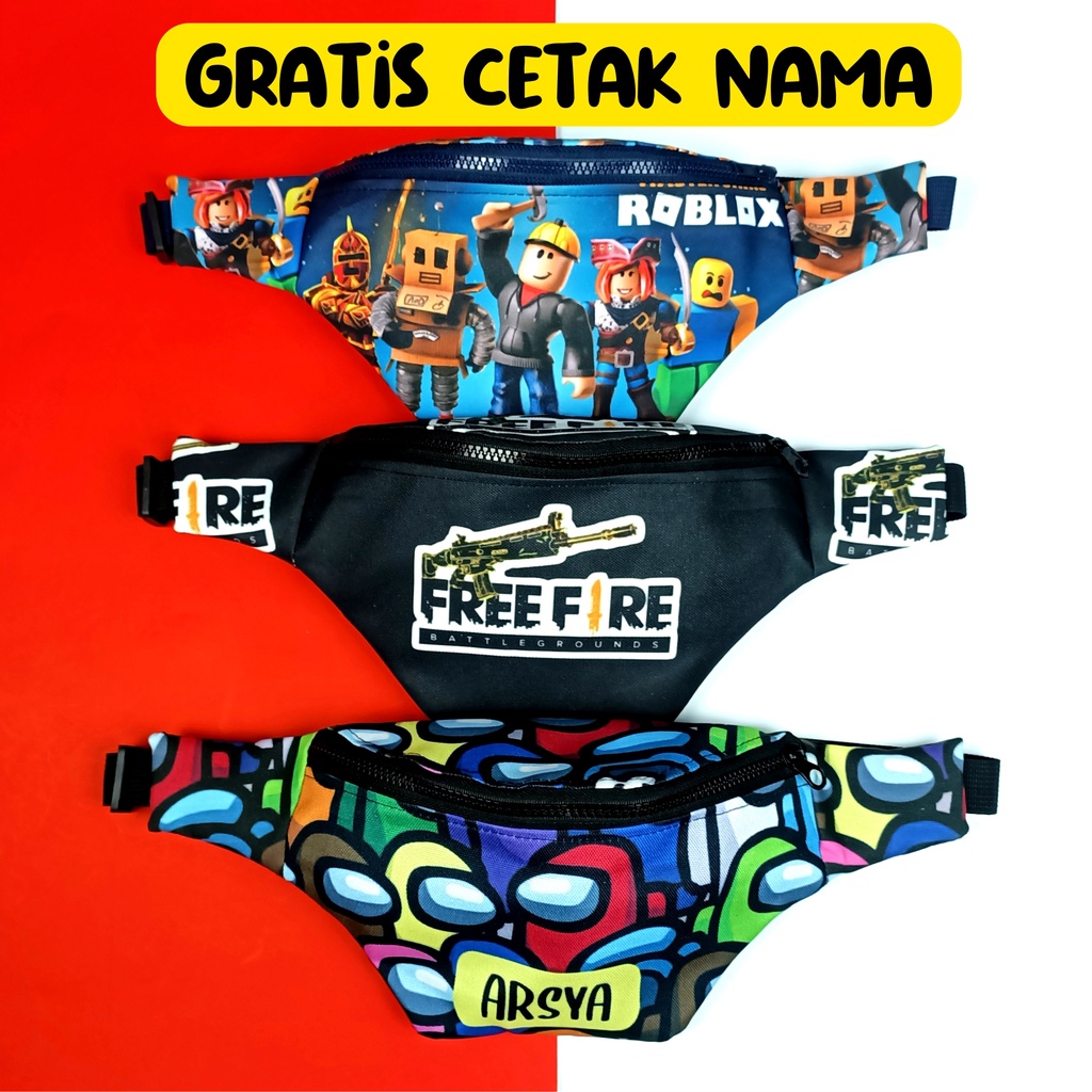 Tas dada anak laki-laki slempang pinggang waistbag anak multifungsi cowok keren TA01