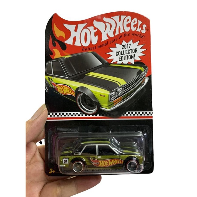 HOTWHEELS PREMIUM MAIL IN DATSUN BLUEBIRD 510 - 2017 COLLECTOR FVBF65125D