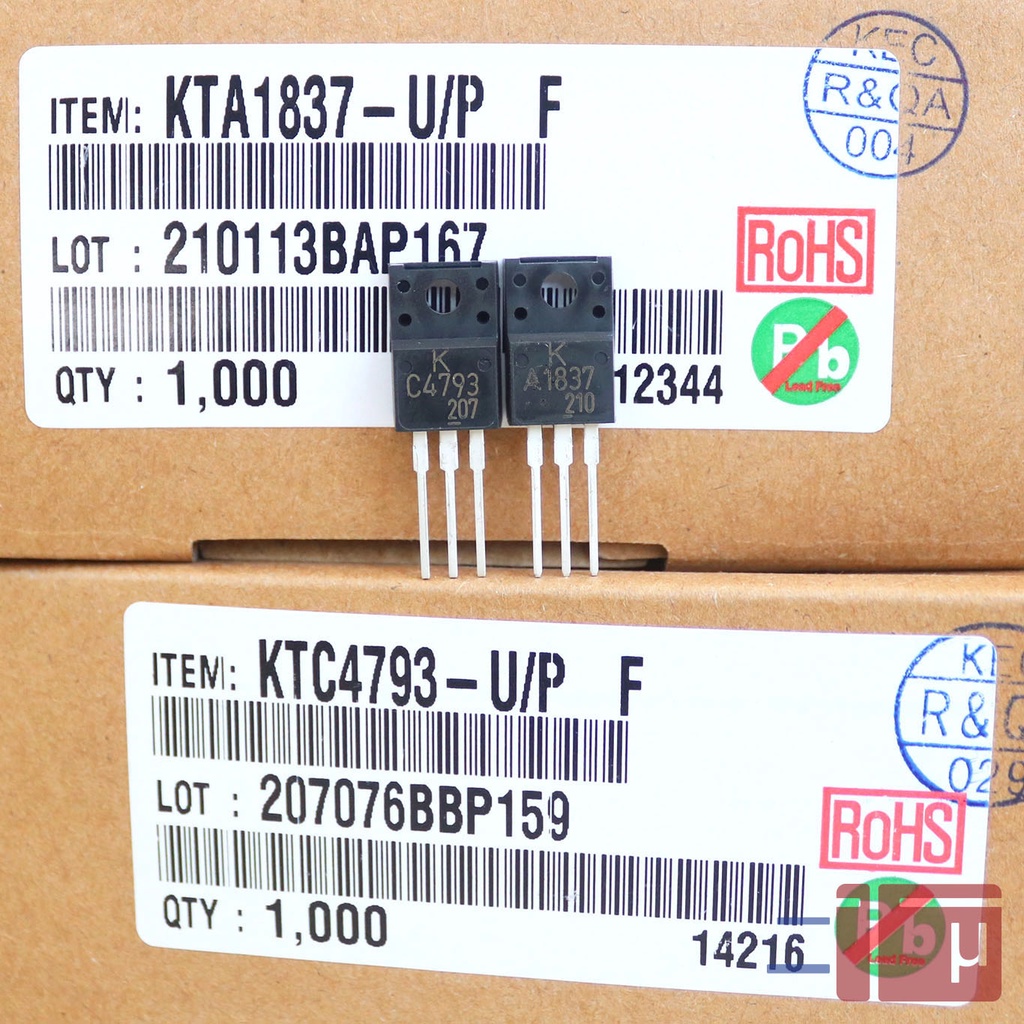 Transistor A1837 C4793 KTA1837 KTC4793 Original KEC