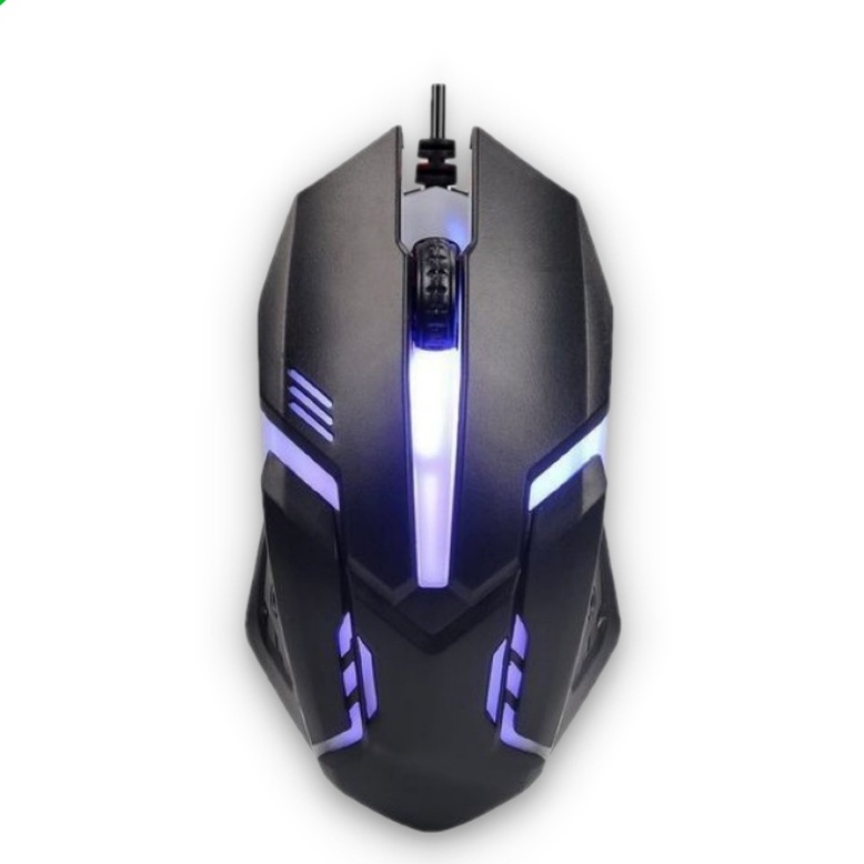 Mouse Gaming LED RGB Nous X1 Gamers - Mouse Kabel - Mouse Nuos Gaming