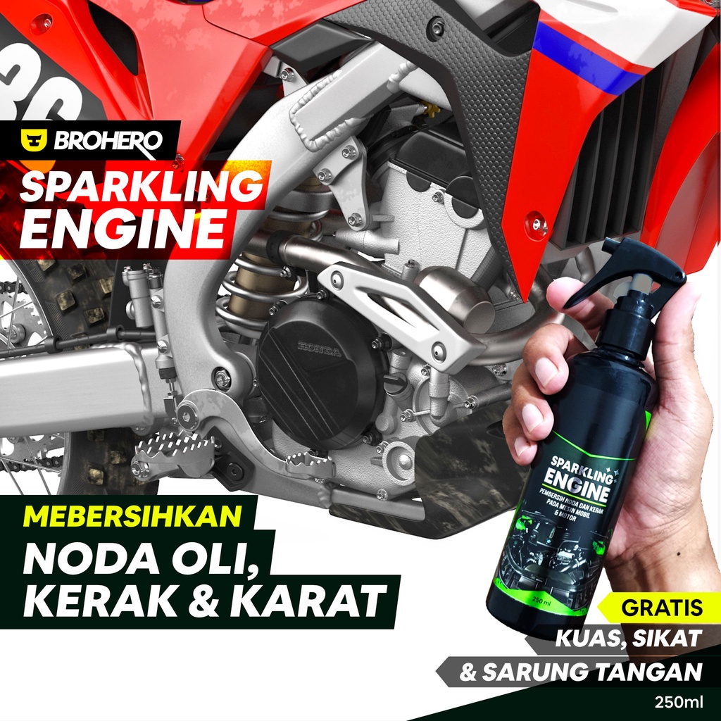 Pembersih Mesin Motor Mobil / Engine Degreaser Untuk Kerak Karat &amp; oli by Brohero