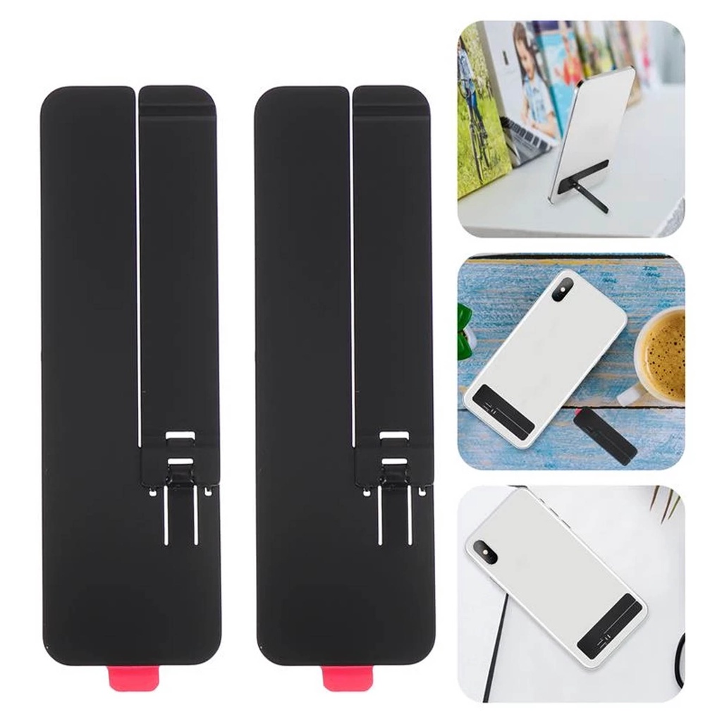 Tempelan Standing HP  L Magnetic Phone Grip Phone Stand Universal iPhone Android