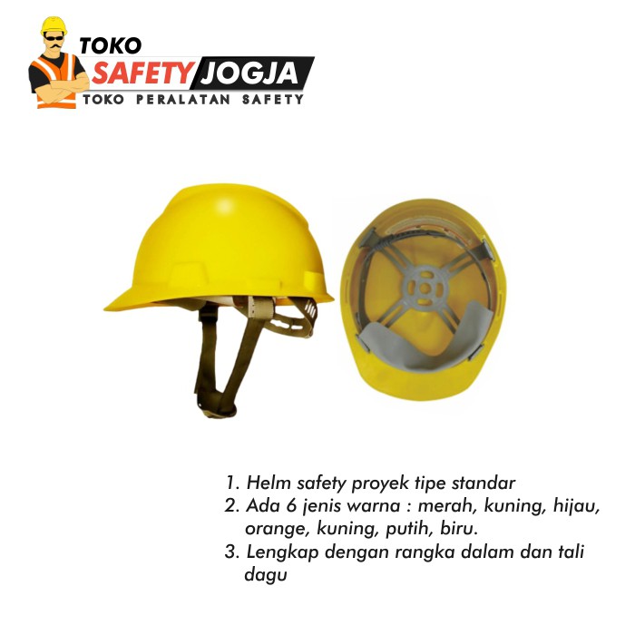 HELM PROYEK SAFETY V GUARD MERK ASA