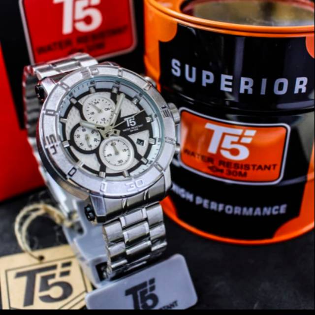 Jam tangan T5 3635 silver