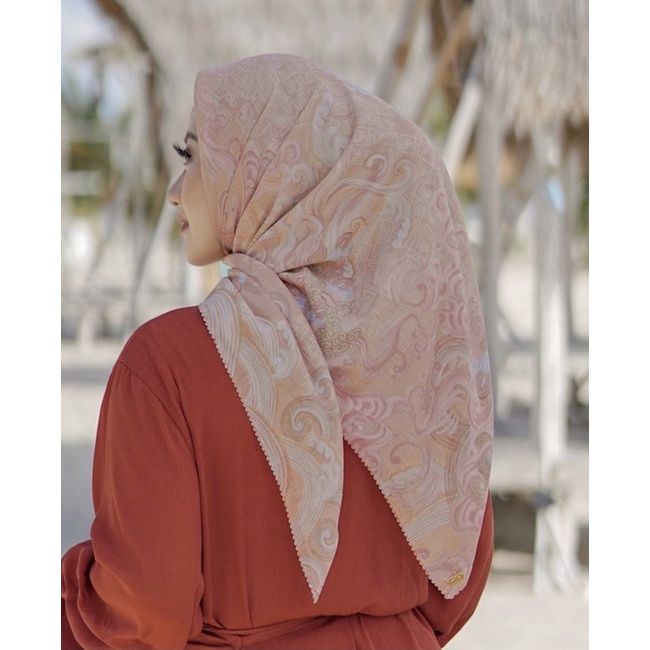 Buttonscarves The Wave peach