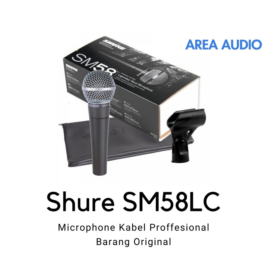 Mic Shure SM58 Original/ Mic Kabel Shure SM58LC Original