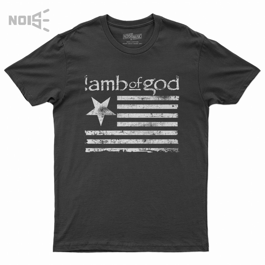 KAOS MUSIK BAND METAL LAMB OF GOD ORIGINAL NOISE