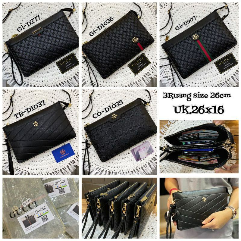 Clutch/Handbag 2 Ruang Wanita Import