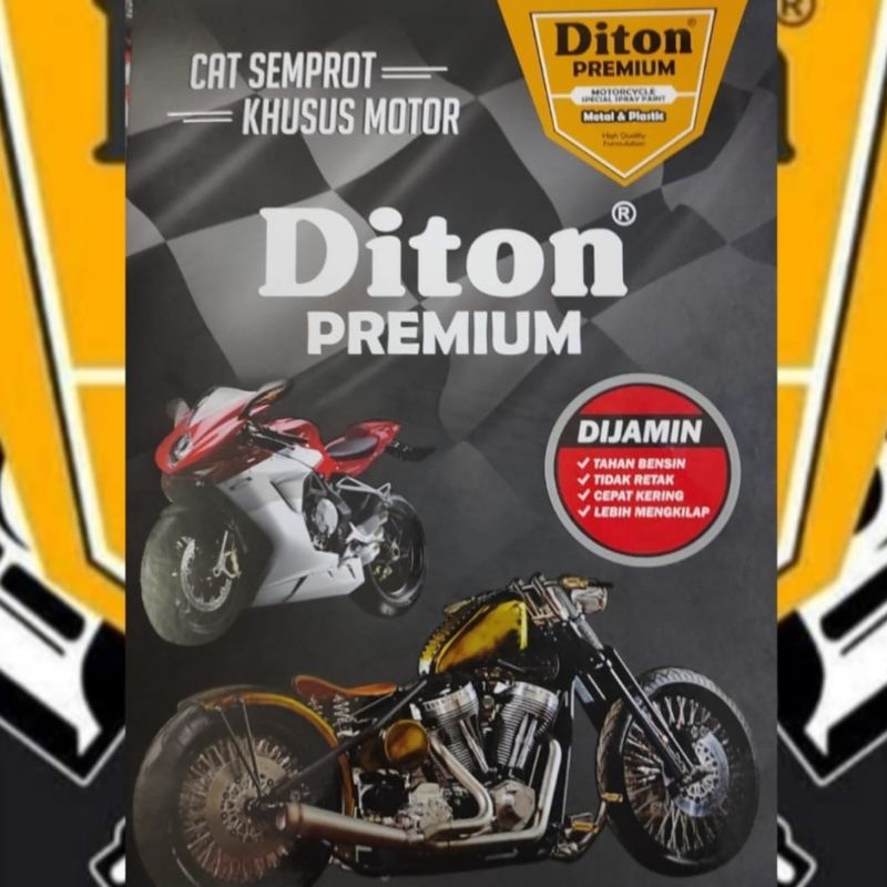 DITON PREMIUM CAT SEMPROT TAHAN BENSIN 400CC  9532 PASTEL YELLOW