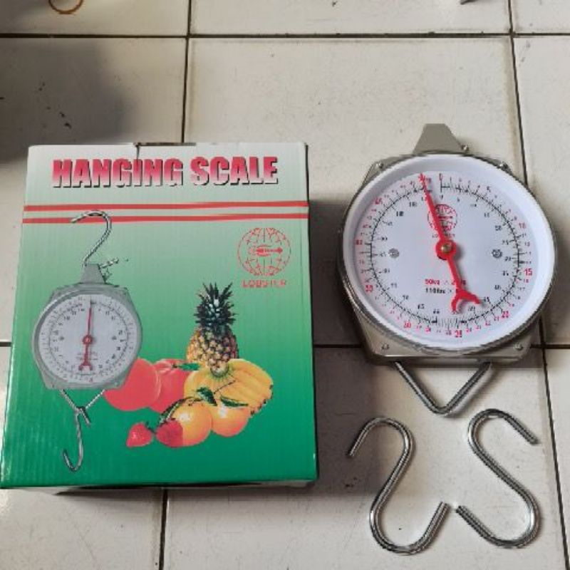 timbangan gantung 50kg lobster