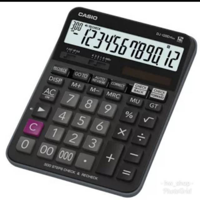 

Kalkulator Casio Dj 120 D Plus Besar Original