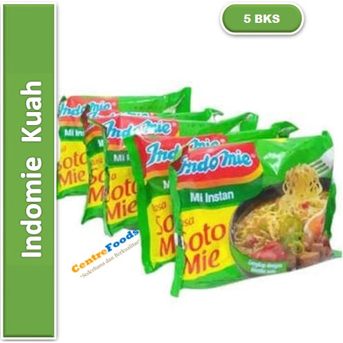 

Indomie Rasa Soto Ayam | Indomie Kuah Per 5 BKS [ Harga Per PAKET ]