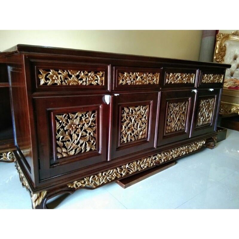 Bufet jati Palembang, Bufet Tv Minimalis Jati Palembang