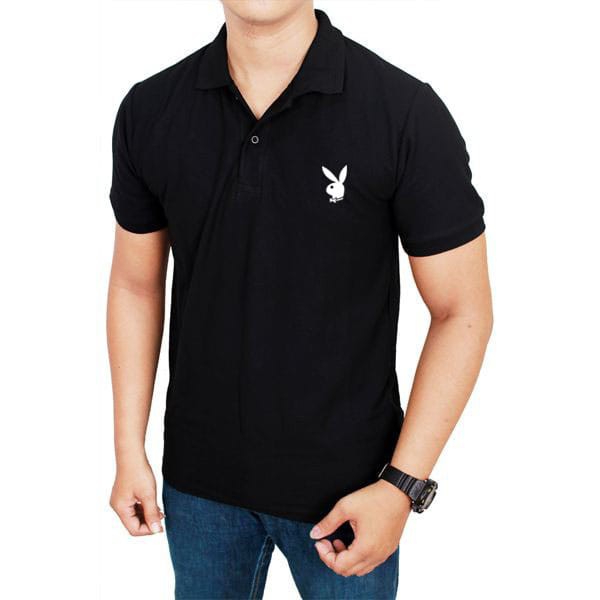 POLO SHIRT PRIA LOGO PLAYBOY / KAOS BERKERAH / PAKAIAN PRIA / SERAGAM / KAOS POLOS POLO SHIRT