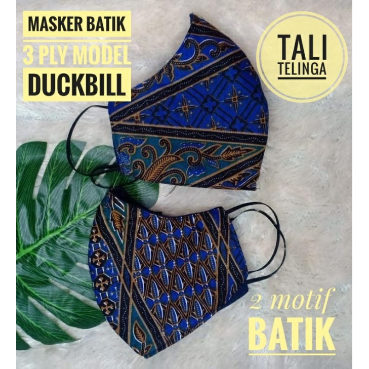 masker batik 3 ply masker couple