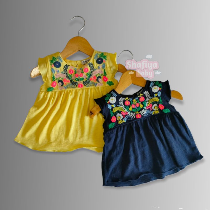 Dress Baby Impor Babyella Size 6m-12m