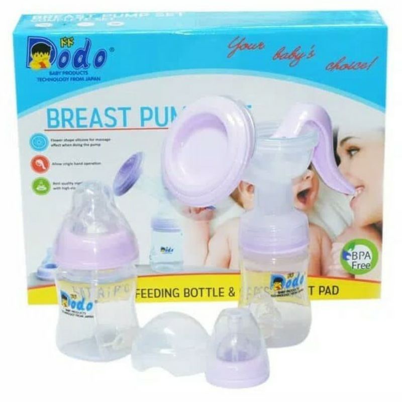 ☃Cutezz_Ching1☃Dodo Breast Pump Set DAC049 - Pompa ASI