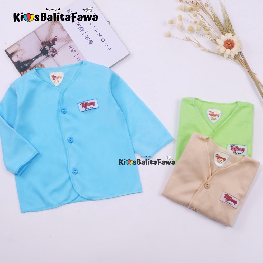 (ISI 3 PC) SNI Baju Kancing Lengan Panjang STANDAR SNI Baju Branded Import uk Baby New Born Kado