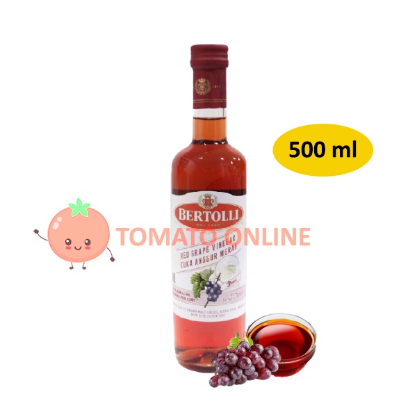 Bertolli / Red Wine Vinegar Cuka Merah Rasa Anggur / 500ml 500 ml