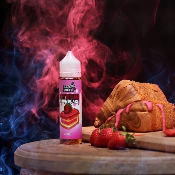 lcv strawberry poundcake 3mg 6mg 60ml liquid vape