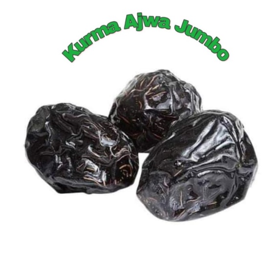 KURMA AJWA JUMBO MADINAH/KURMA NABI ASLI 500 GRAM