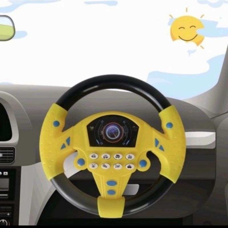 Mainan Setir Mobil - Steering Wheel - Stir Anak Edukatif - Edukasi