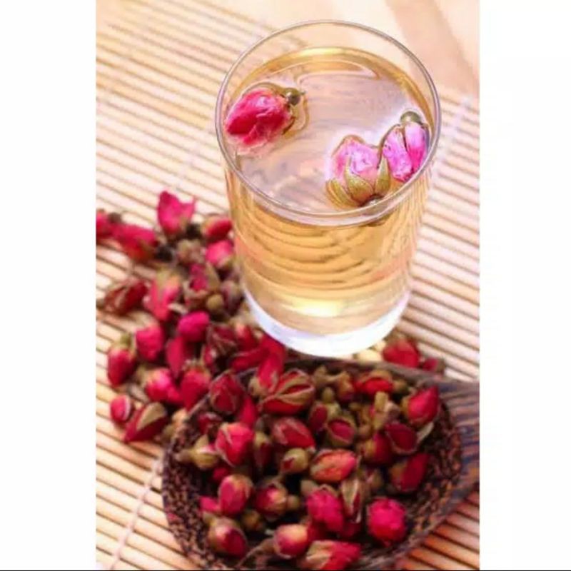 

teh bunga mawar red rose buds flower tea 100g