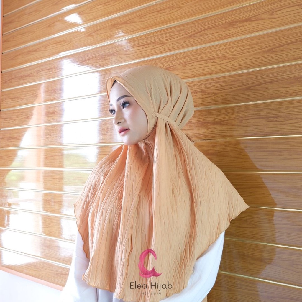 Luna hijab bergo plisket padi bergo maryam plisket full diamond