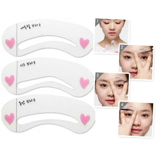 Cetakan Alis - Mini Brow Class Drawing Guide - Cetak