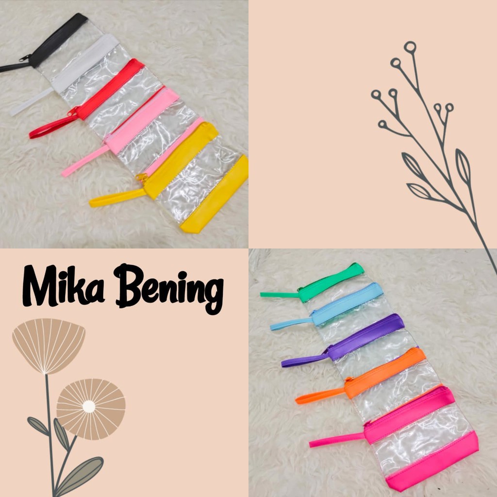 [ TCC - KECIL / BENING ] TAS KOSMETIK MIKA - POUCH - SOUVENIR PERNIKAHAN