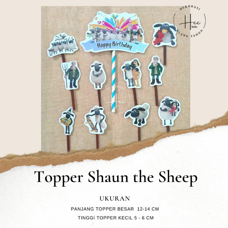 Topper Shaun the sheep