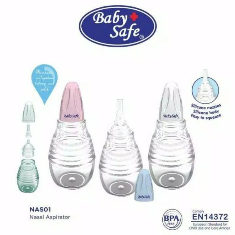 lov me❤️ Baby Safe Alat Sedot Ingus Bayi -Alat Nasal Aspirator Pembersih Hidung Bayi NAS01 NAS02