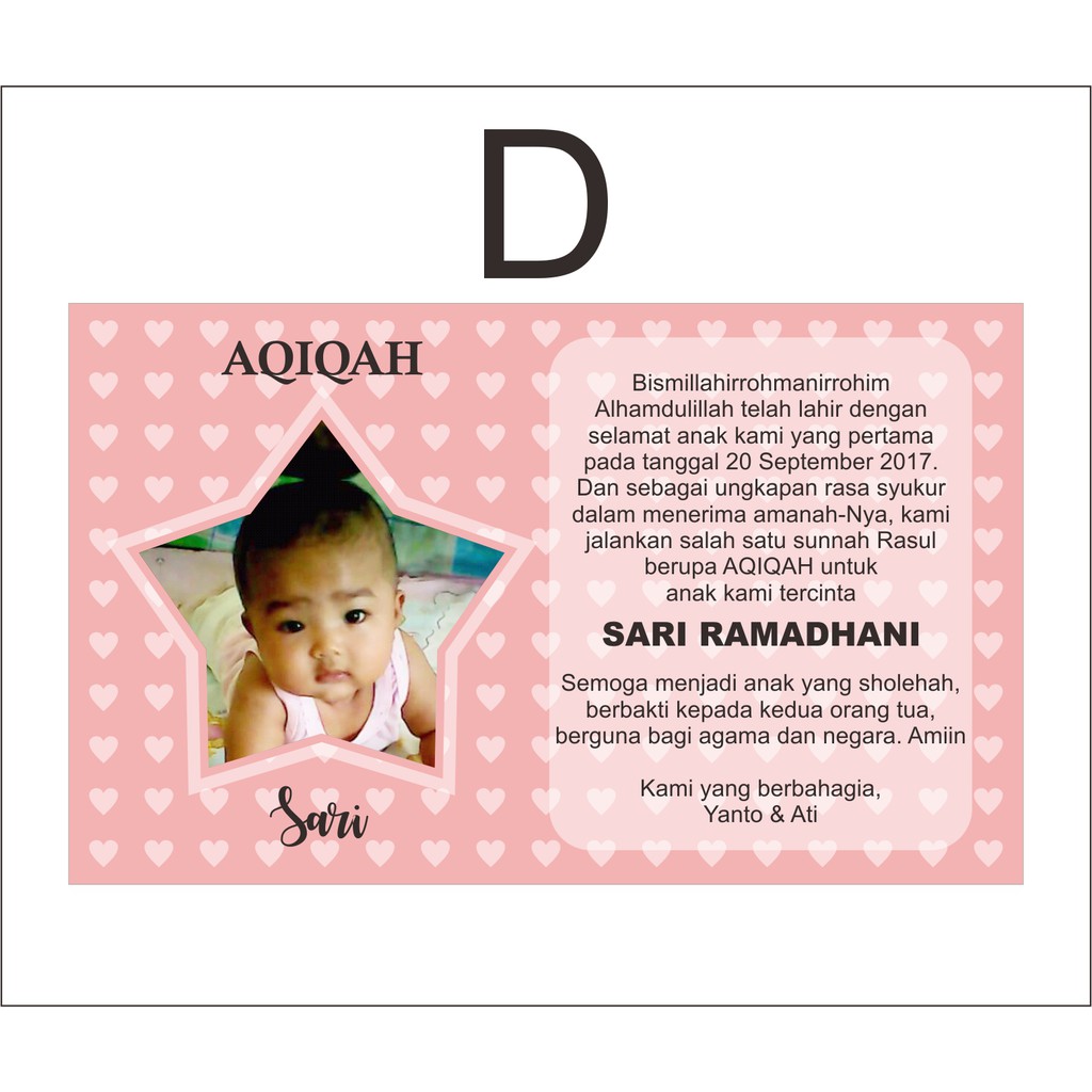 KARTU AQIQAH