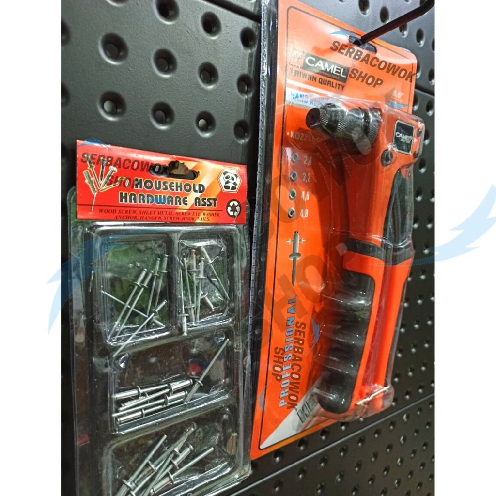 Promo Camel Tang Rivet Hand Riveter Heavy Duty + Bonus Paku Tembak Termurah Berkualitas