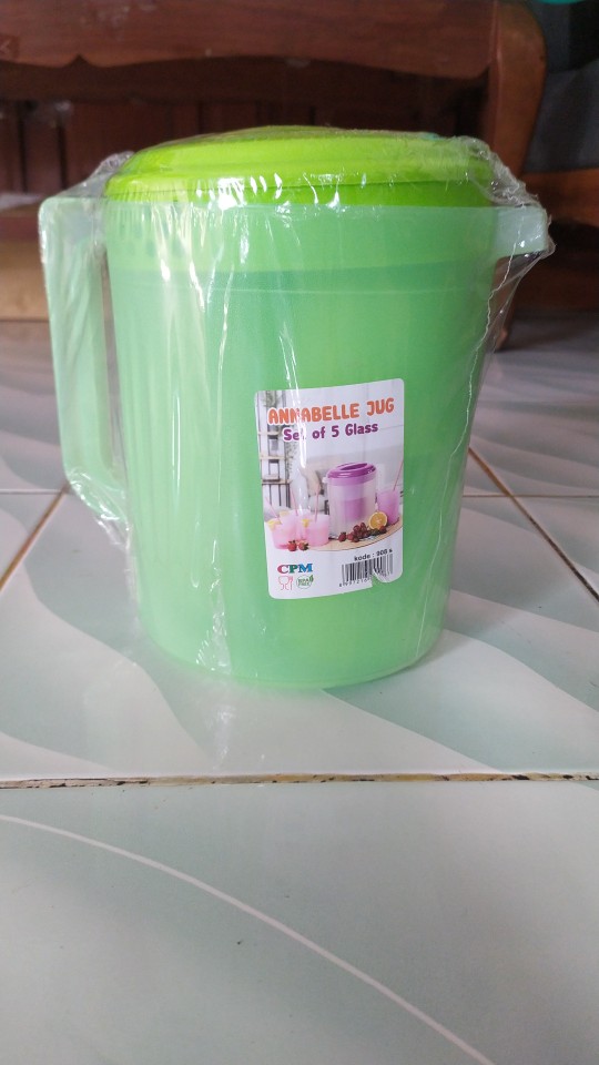 Teko Set Plastik Anabel Cpm 6pcs