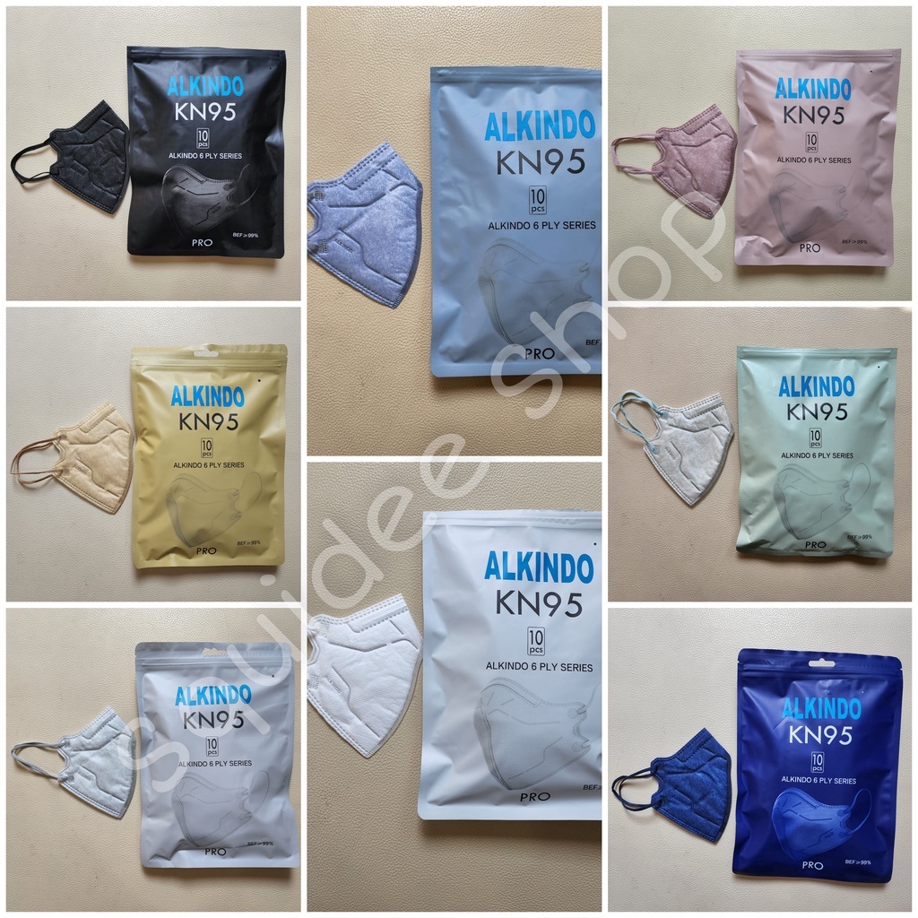 Masker Dewasa KN95 Pro ALKINDO 6Ply isi 10pcs