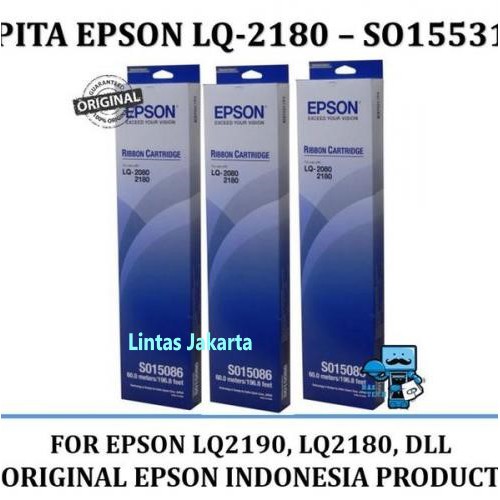 Pita Printer / Ribbon Package Printer Dotmatrik Merk Epson Metrodata Type LQ 2180 / LQ 2190