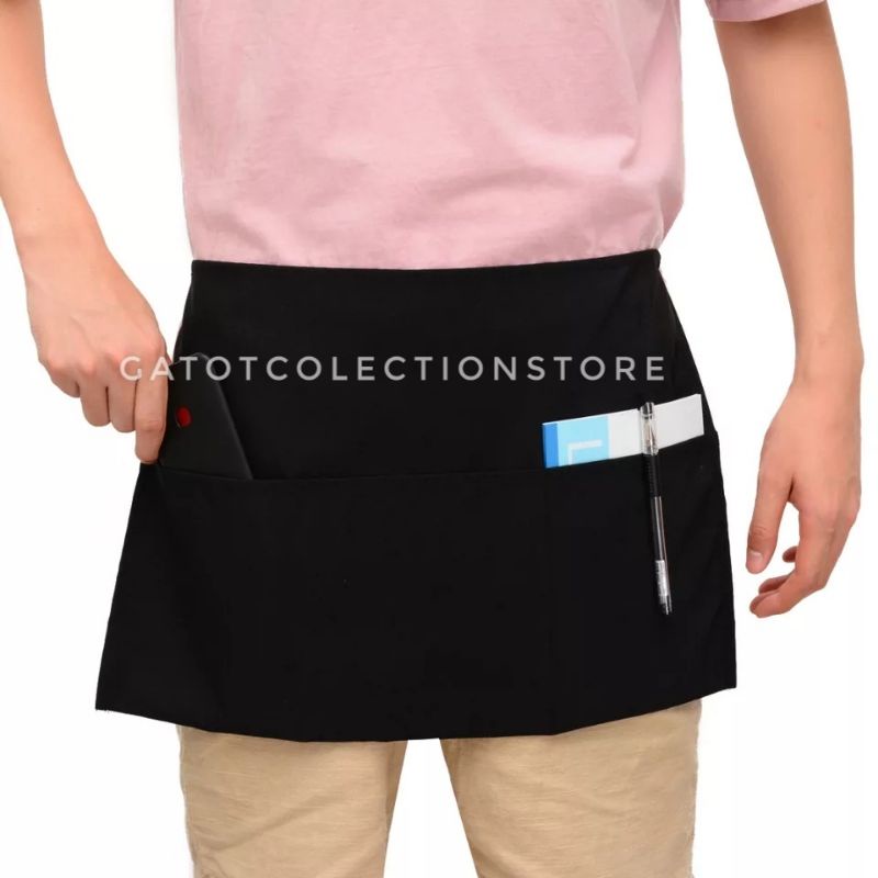 Celemek barista setengah badan Apron barista kopi