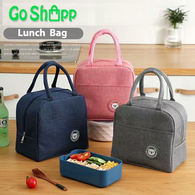 Lunch Bag Tas Bekal Sekolah Anak Kantor Import - Tas Bekal Dewasa dan Anak Import Model Terbaru - Tas Bekal Makanan Aluminium Foil - Lunch Bag Serbaguna [LB01]