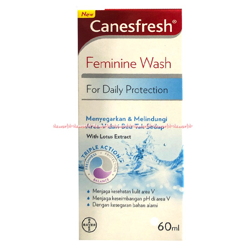 Canesfresh 60ml Femenine Wash For Daily Protection Sabun Pembersih Melindungi Area Kewanitaan Wanita