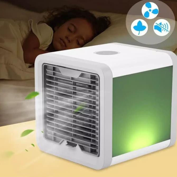 Ac Mini Portable Air Cooler Pendingin Ruangan Usb 7 Led Harga Promo Indonesia