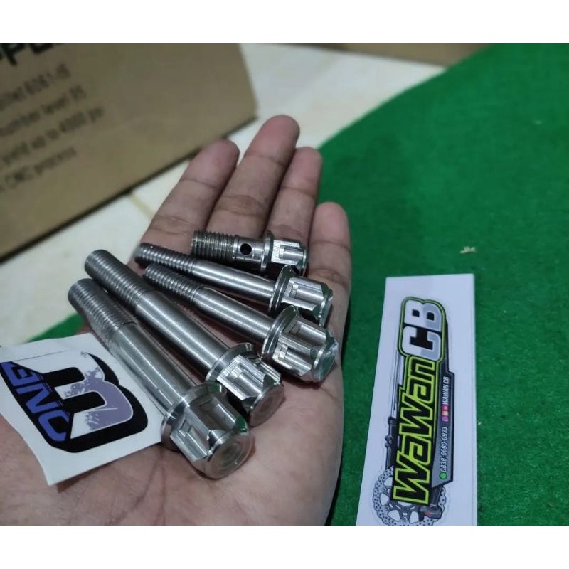 Baut set Kaliper tokico brembo nissin Africa baut breket kaliper stainless handmade