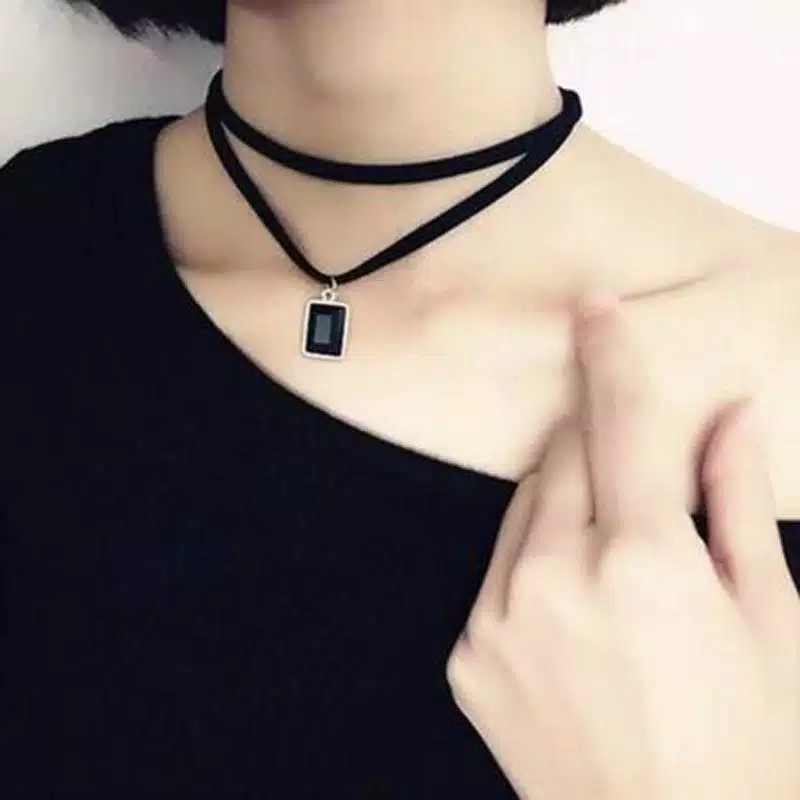 Kalung Chokers Korean Style (1 Set / Isi 10pcs) Terlaris !!