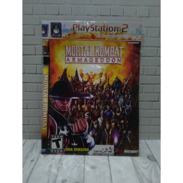 CD DVD KASET PS2 K0_fab MORTAL KOMBAT ARMAGEDDON