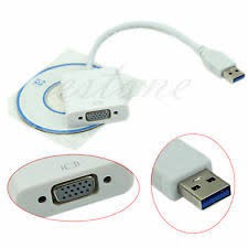 Kabel Usb 3.0 To Vga display adaptor