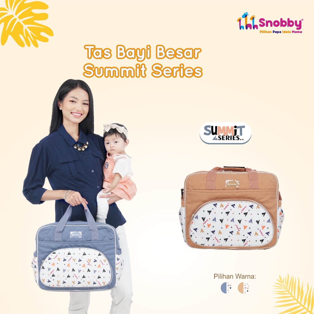 Makassar ! Tas Bayi Besar Snobby Summit Series Saku Print TPT 6271