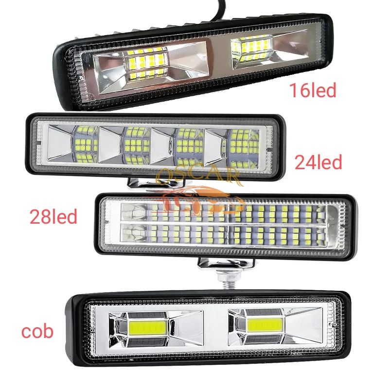 lampu tembak cwl cree 16 mata 36watt 6000k 12v lampu sorot foglamp motor mobil tembus hujan kabut