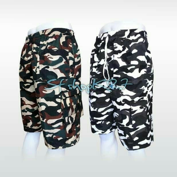 Celana Cargo Panjang Pendek Army Loreng ripstop sport Celana Polos Pendek Cargo Jogger Terlaris Joge