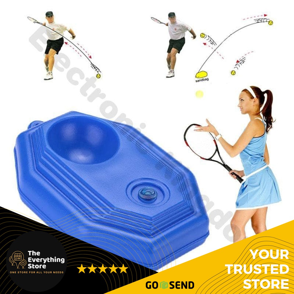 Alat bantu latihan tenis, tennis trainer bola pantul bouncing ball