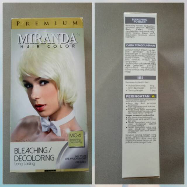  Miranda  Hair Color Bleaching  Ukuran besar Shopee Indonesia